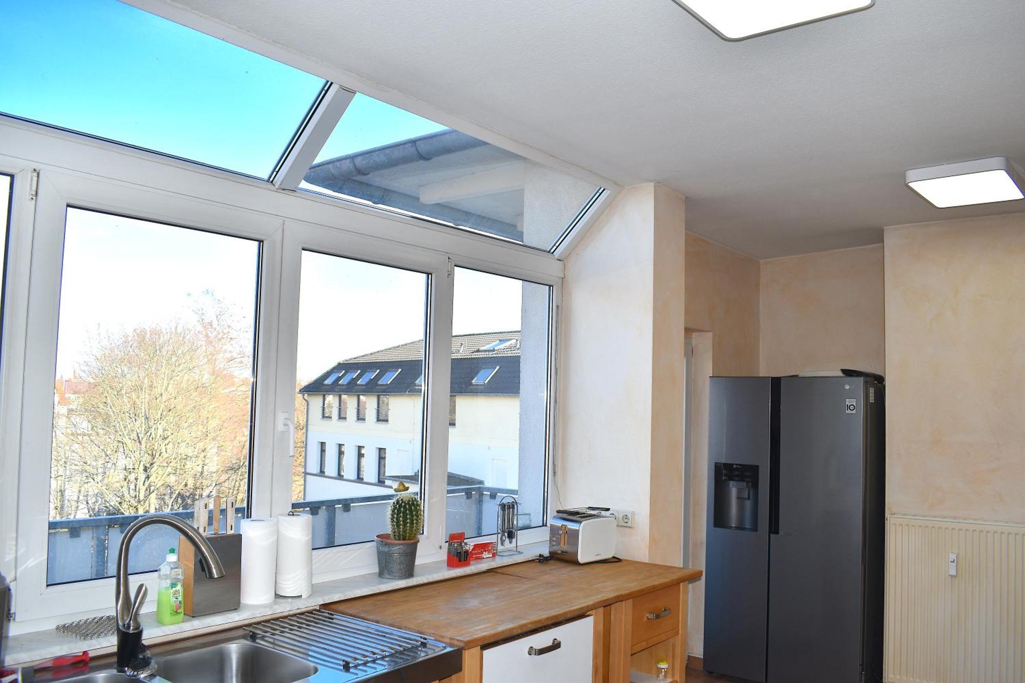 City-Dach-Apartment Mit Loggia - Balkon - Kamin Cottbus Exterior foto
